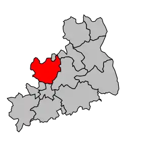 Cantonul Saint-Martin-d'Auxigny în cadrul arondismentului