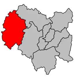 Cantonul Bugeat în cadrul arondismentului