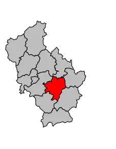 Cantonul La Roche-Canillac în cadrul arondismentului