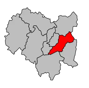 Cantonul Ussel-Est în cadrul arondismentului