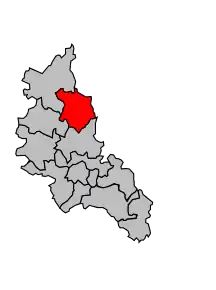 Cantonul Vigeois în cadrul arondismentului