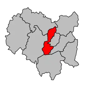 Cantonul Ussel-Ouest în cadrul arondismentului