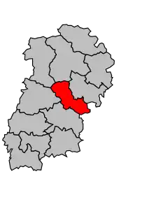 Cantonul Baigneux-les-Juifs în cadrul arondismentului