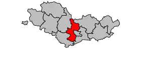 Cantonul Beaune-Nord în cadrul arondismentului