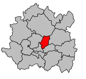 Cantonul Dijon-1 în cadrul arondismentului