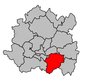 Cantonul Genlis în cadrul arondismentului