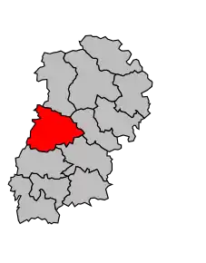 Cantonul Montbard în cadrul arondismentului