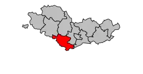 Cantonul Nolay în cadrul arondismentului