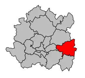 Cantonul Pontailler-sur-Saône în cadrul arondismentului