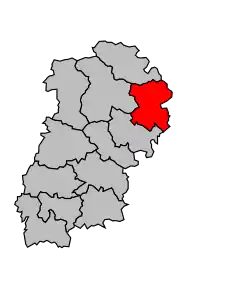 Cantonul Recey-sur-Ource în cadrul arondismentului