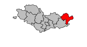 Cantonul Saint-Jean-de-Losne în cadrul arondismentului