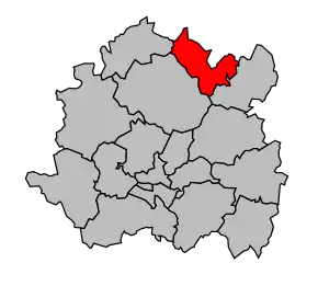 Cantonul Selongey în cadrul arondismentului