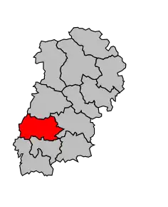 Cantonul Semur-en-Auxois în cadrul arondismentului