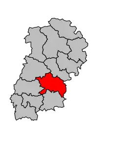 Cantonul Venarey-les-Laumes în cadrul arondismentului