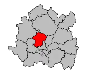 Cantonul Fontaine-lès-Dijon în cadrul arondismentului