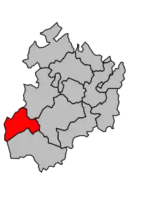 Cantonul Collinée în cadrul arondismentului