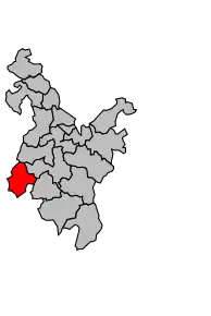 Cantonul Corlay în cadrul arondismentului