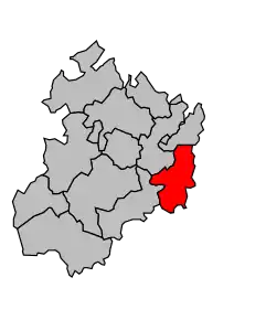 Cantonul Évran în cadrul arondismentului