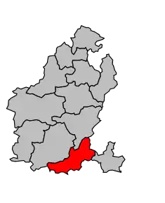 Cantonul Gouarec în cadrul arondismentului