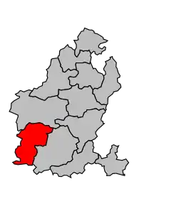 Cantonul Maël-Carhaix în cadrul arondismentului