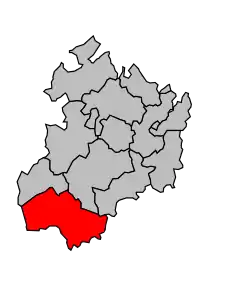 Cantonul Merdrignac în cadrul arondismentului