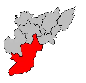 Cantonul Plouaret în cadrul arondismentului