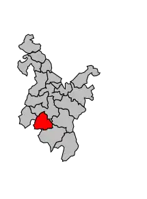 Cantonul Uzel în cadrul arondismentului