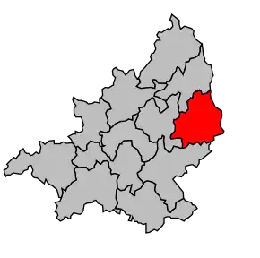 Cantonul Auzances în cadrul arondismentului