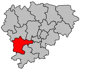 Cantonul Bénévent-l'Abbaye în cadrul arondismentului