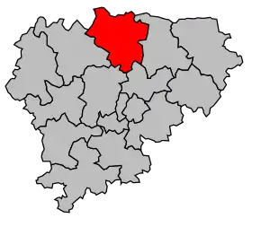 Cantonul Bonnat în cadrul arondismentului