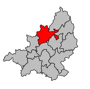 Cantonul Chénérailles în cadrul arondismentului