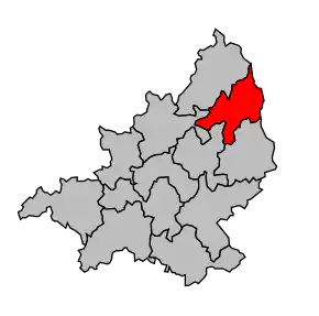 Cantonul Évaux-les-Bains în cadrul arondismentului