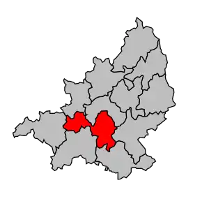 Cantonul Felletin în cadrul arondismentului