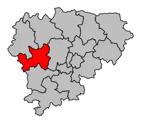 Cantonul Le Grand-Bourg în cadrul arondismentului