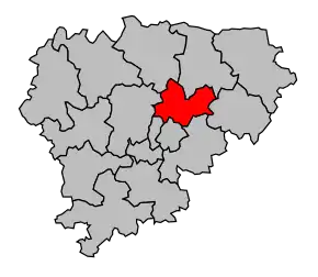 Cantonul Guéret-Nord în cadrul arondismentului