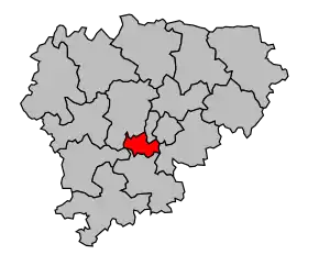 Cantonul Guéret-Sud-Ouest în cadrul arondismentului