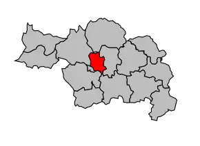 Cantonul Bergerac-1 în cadrul arondismentului