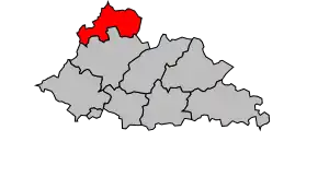 Cantonul Bussière-Badil în cadrul arondismentului