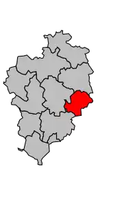 Cantonul Carlux în cadrul arondismentului