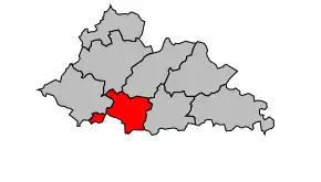 Cantonul Champagnac-de-Belair în cadrul arondismentului