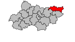 Cantonul Excideuil în cadrul arondismentului