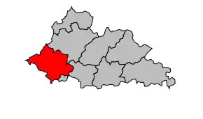 Cantonul Mareuil în cadrul arondismentului