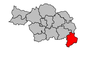 Cantonul Monpazier în cadrul arondismentului