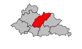 Cantonul Saint-Pardoux-la-Rivière în cadrul arondismentului