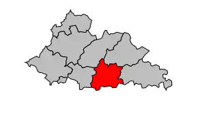 Cantonul Thiviers în cadrul arondismentului