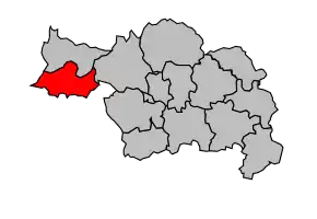 Cantonul Vélines în cadrul arondismentului