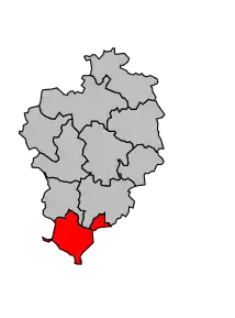 Cantonul Villefranche-du-Périgord în cadrul arondismentului