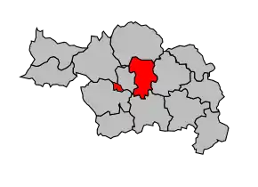 Cantonul Bergerac-2 în cadrul arondismentului