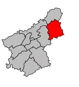 Cantonul Baume-les-Dames în cadrul arondismentului