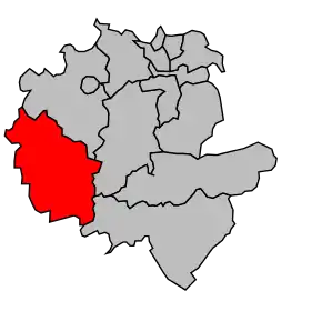 Cantonul Clerval în cadrul arondismentului